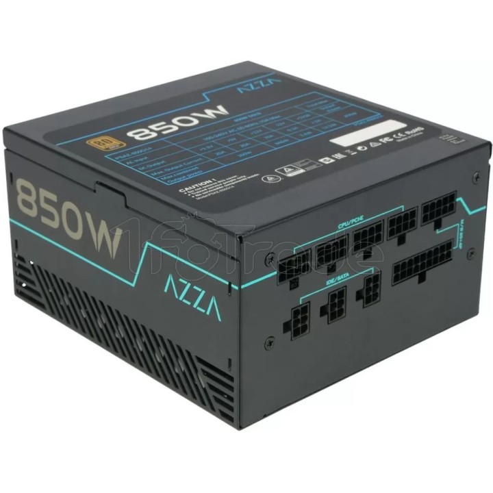 Alimentation ATX Azza PSAZ Gold - 850W (Noir) | Ordiland