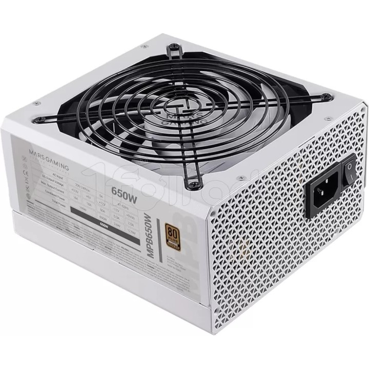 Alimentation ATX Mars Gaming MPB Pro SI - 650W (Blanc) | Ordiland