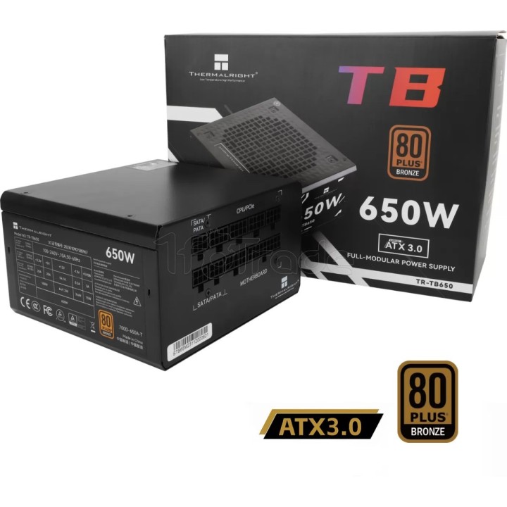 Alimentation ATX Thermalright TB - 650W (Noir) | Ordiland