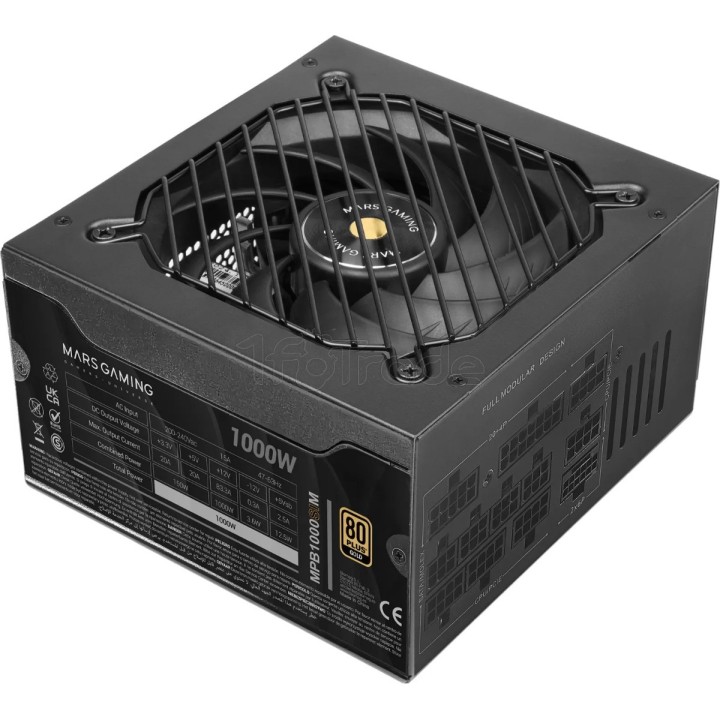 Alimentation ATX Mars Gaming MPB-SIM - 1000W (Noir) | Ordiland