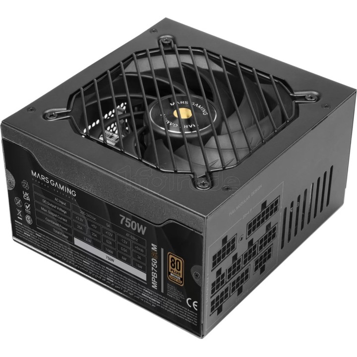 Alimentation ATX Mars Gaming MPB-SIM - 750W (Noir) | Ordiland