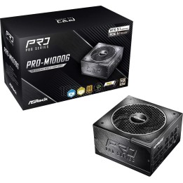 Alimentation ATX ASRock Pro-MG - 1000W (Noir) | Ordiland