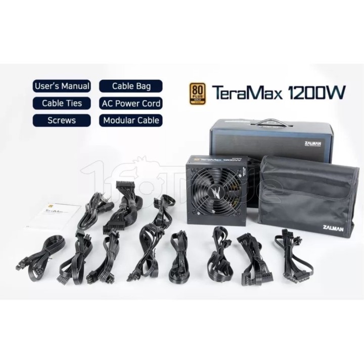 Alimentation ATX Zalman TeraMax TMX2 - 1200W (Noir) | Ordiland