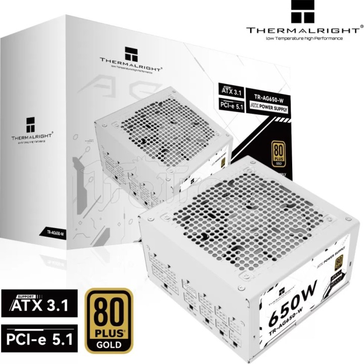 Alimentation ATX Thermalright AG - 650W (Blanc) | Ordiland