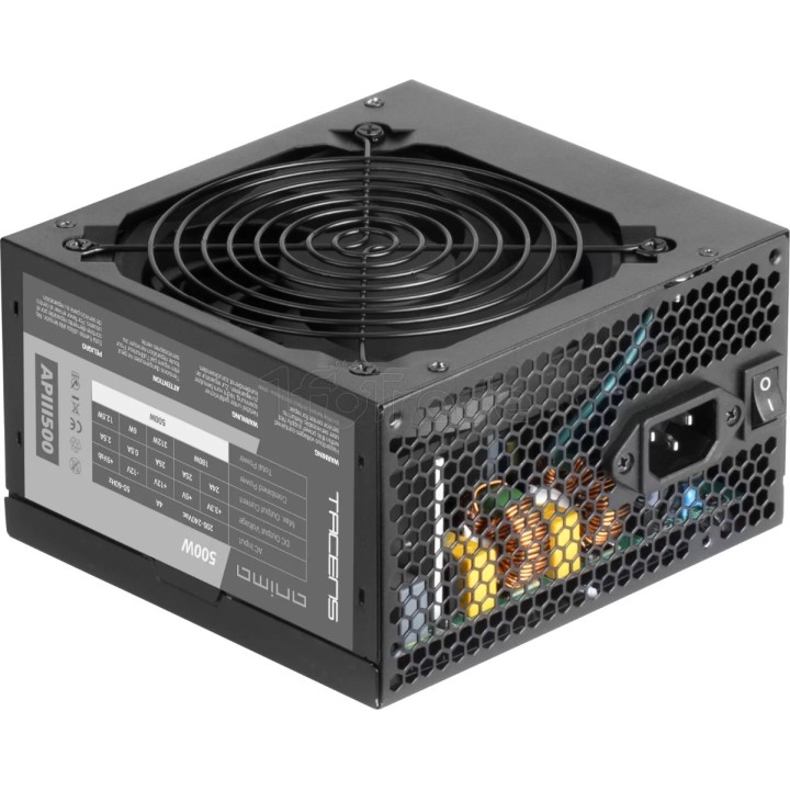 Alimentation ATX Anima APIII - 500W (Noir) | Ordiland