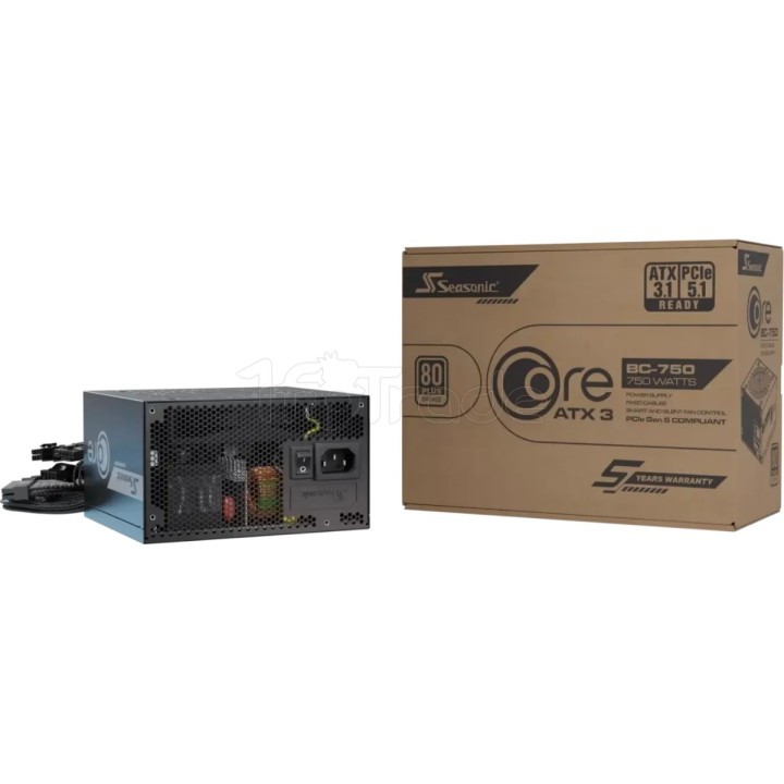 Alimentation ATX Seasonic Core BC - 750W (Noir) | Ordiland