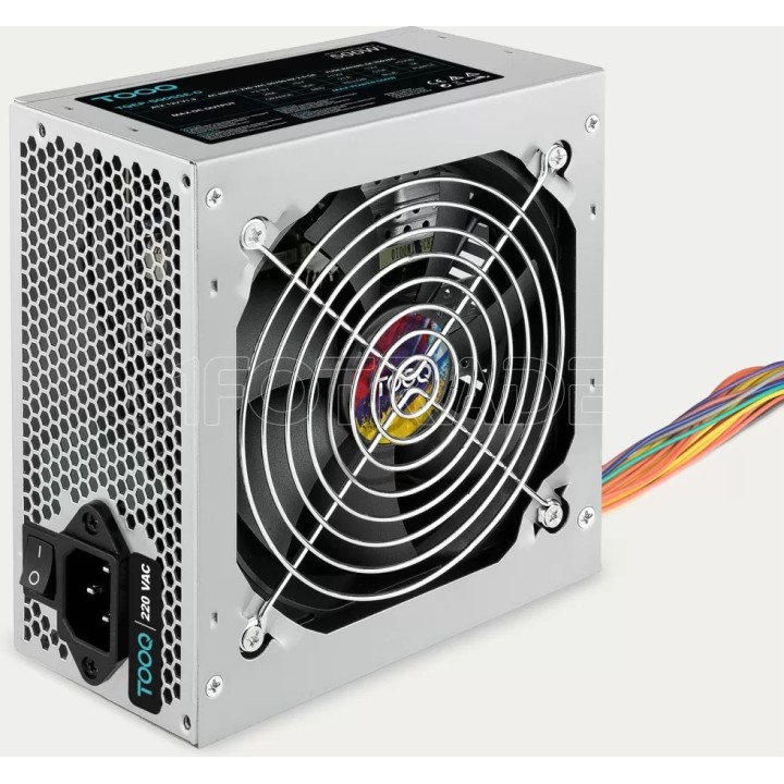 Alimentation ATX TooQ Ecopower II SSE - 500W (OEM) | Ordiland