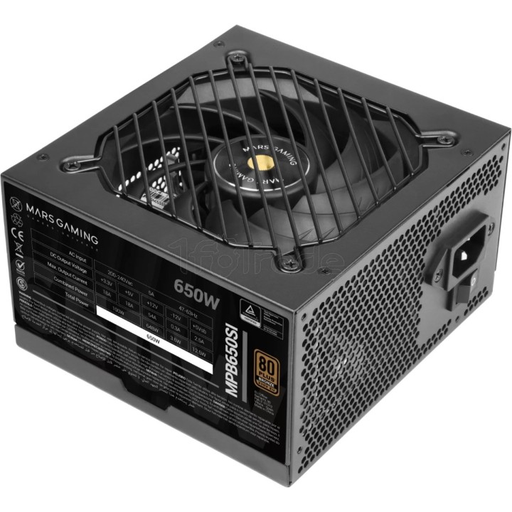 Alimentation ATX Mars Gaming MPB-SI - 650W (Noir) | Ordiland