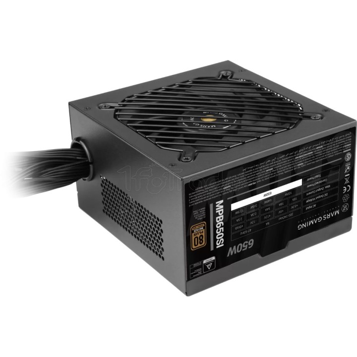 Alimentation ATX Mars Gaming MPB-SI - 650W (Noir) | Ordiland