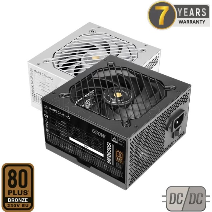 Alimentation ATX Mars Gaming MPB-SI - 650W (Noir) | Ordiland