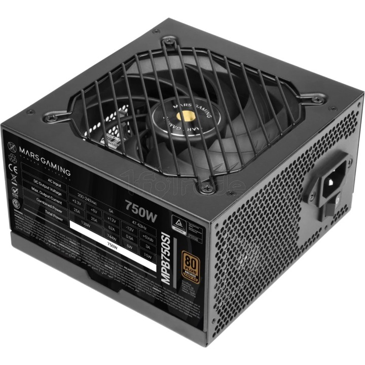 Alimentation ATX Mars Gaming MPB-SI - 750W (Noir) | Ordiland