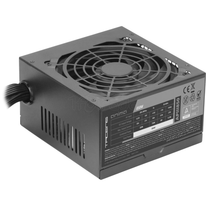 Alimentation ATX Anima APIII - 850W (Noir) | Ordiland