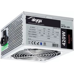 Alimentation ATX Akyga Basic AK-B1 - 420W (Gris) | Ordiland