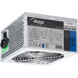 Alimentation ATX Akyga Basic AK-B1 - 950W (Gris) | Ordiland