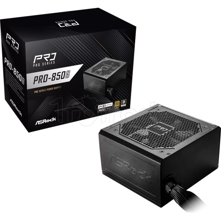 Alimentation ATX ASRock Pro-G - 850W (Noir) | Ordiland