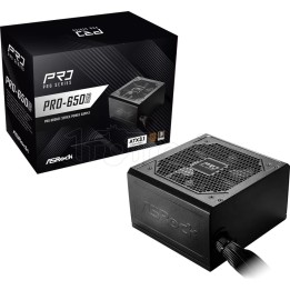 Alimentation ATX ASRock Pro-B - 650W (Noir) | Ordiland