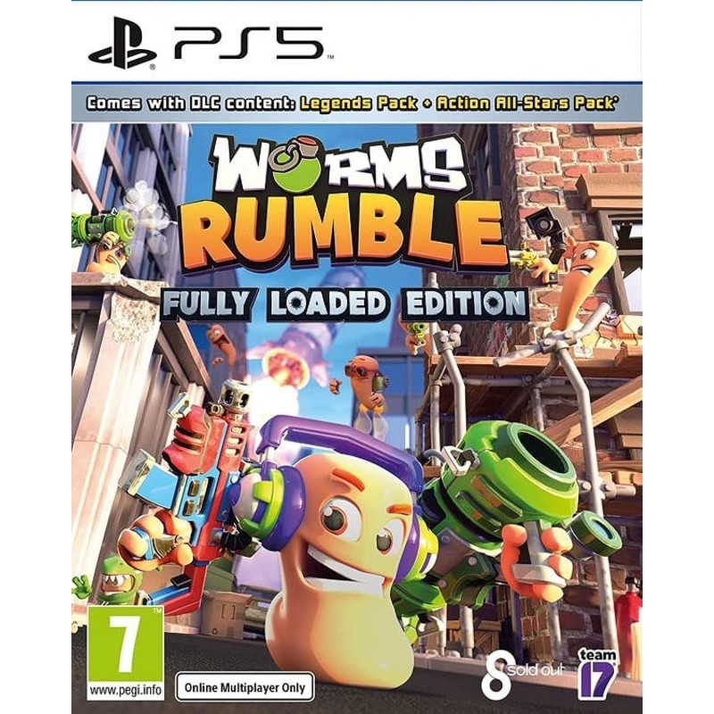 Jeux PS5 : Worms Rumble Fully Loaded Edition - Occasion