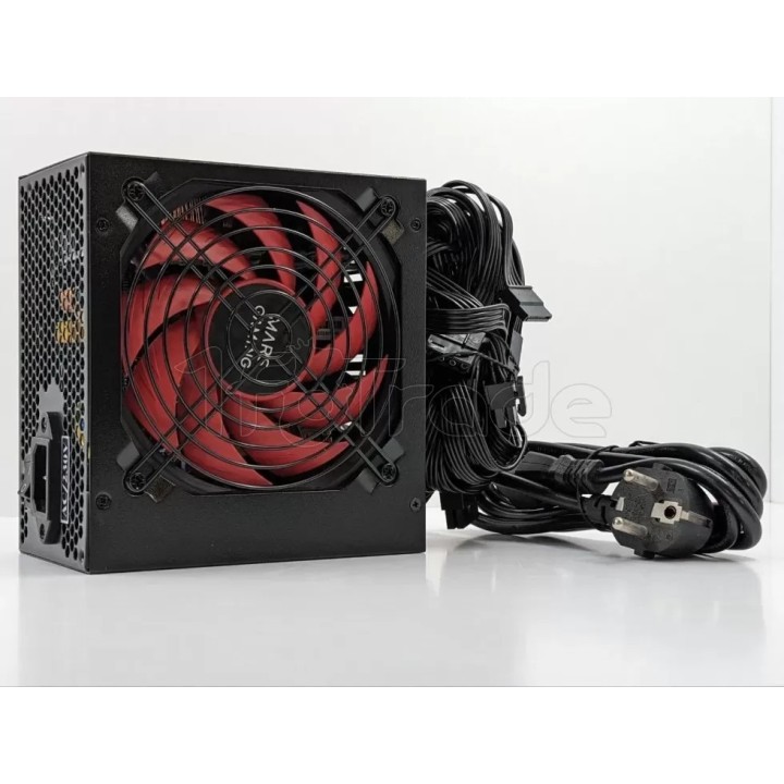 Alimentation ATX Mars Gaming MPIII - 650W (Noir/Rouge) | Ordiland