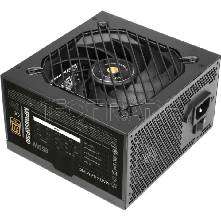 Alimentation ATX Mars Gaming MPB-PSID - 850W (Noir) | Ordiland
