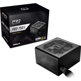 Alimentation ATX ASRock Pro-G - 750W (Noir) | Ordiland