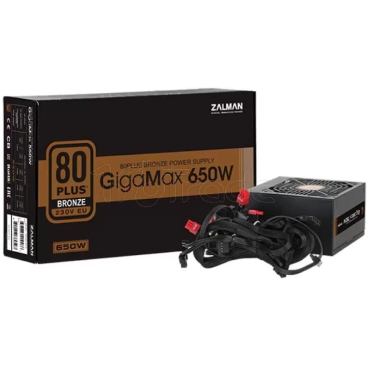 Alimentation ATX Zalman GigaMax GVII - 650W (Noir) | Ordiland