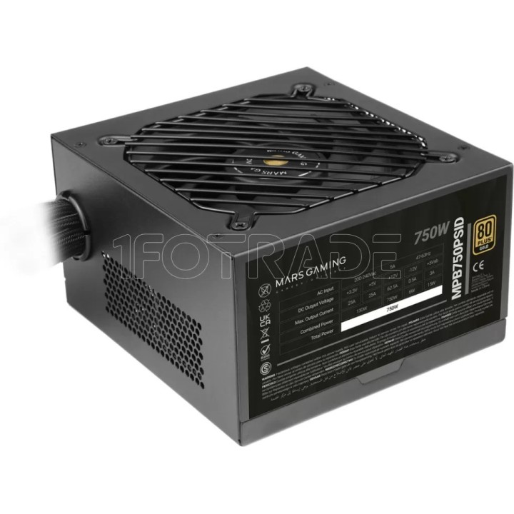Alimentation ATX Mars Gaming MPB-PSID - 750W (Noir) | Ordiland