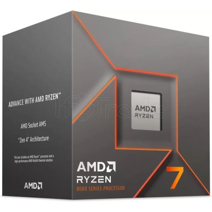 Processeur AMD Ryzen 7 8700F (5,0Ghz) AM5 - Sans iGPU | Ordiland