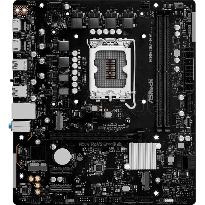 Carte mère ASRock B860M-H2 (Intel LGA 1851) Micro ATX | Ordiland
