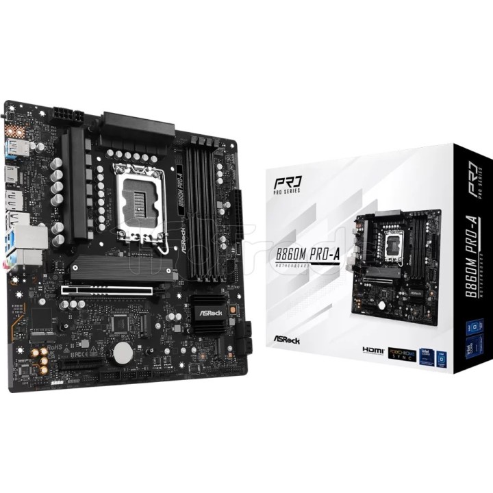Carte mère ASRock B860M Pro-A (Intel LGA 1851) Micro | Ordiland