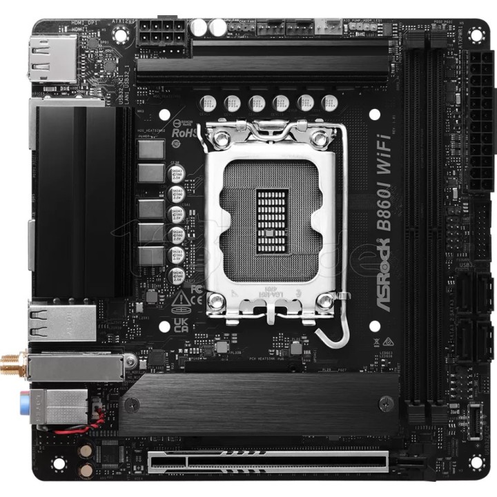 Carte mère ASRock B860I WiFi (Intel LGA 1851) Mini ITX | Ordiland