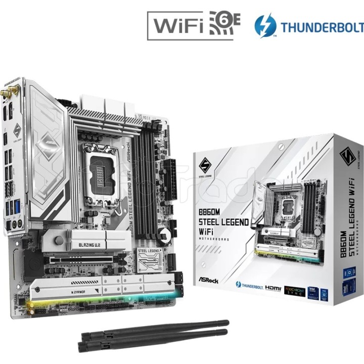 Carte mère ASRock B860M Steel Legend WiFi (Intel LGA | Ordiland