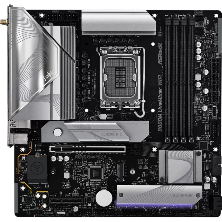 Carte mère ASRock B860M LiveMixer WiFi (Intel LGA | Ordiland