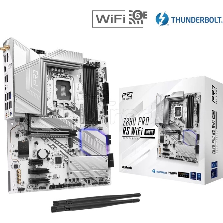 Carte mère ASRock Z890 Pro Race Sport WiFi White | Ordiland