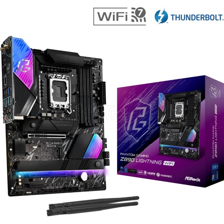 Carte mère ASRock Z890 Lightning WiFi (Intel LGA 1851) | Ordiland