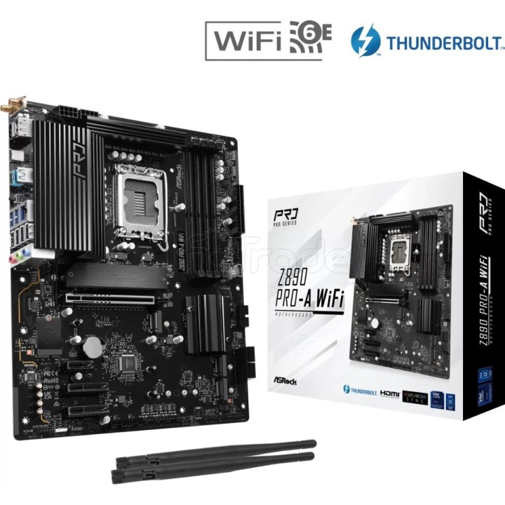 Carte mère ASRock Z890 Pro-A WiFi (Intel LGA 1851) | Ordiland