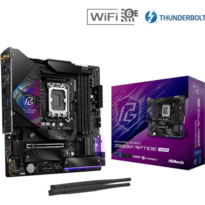 Carte mère ASRock Z890M Riptide WiFi (Intel LGA 1851) | Ordiland