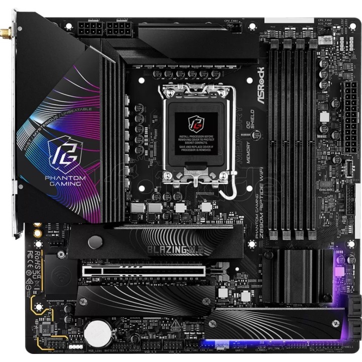 Carte mère ASRock Z890M Riptide WiFi (Intel LGA 1851) | Ordiland