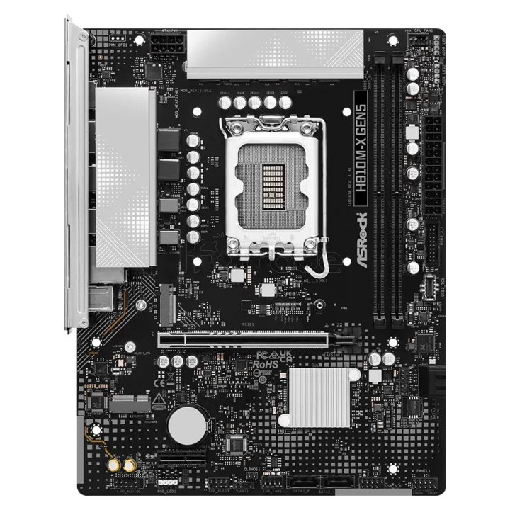 Carte mère ASRock H810M-X Gen5 DDR5 (Intel LGA 1851) | Ordiland