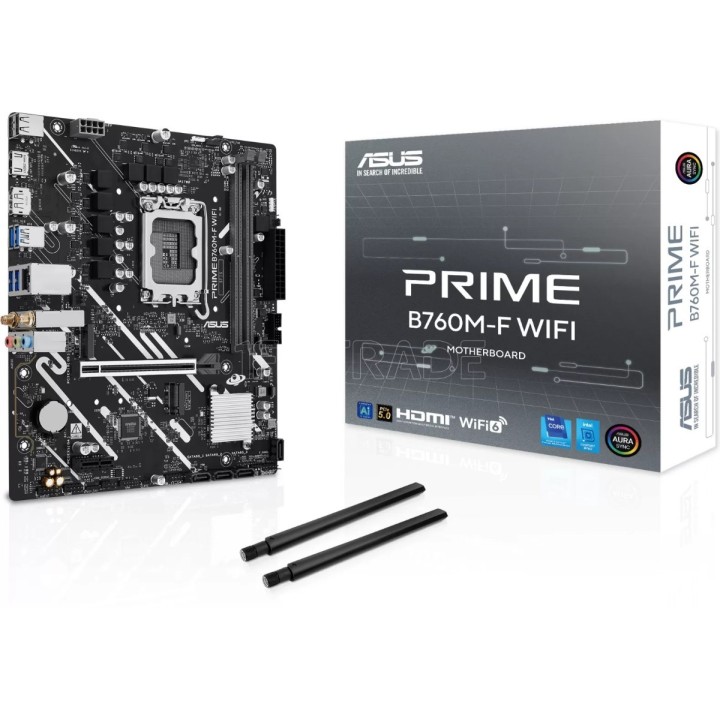 Carte mère Asus Prime B760M-F WiFi (Intel LGA1700) | Ordiland