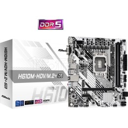 Carte mère ASRock H610M-HDV/M.2+ DDR5 (Intel LGA | Ordiland