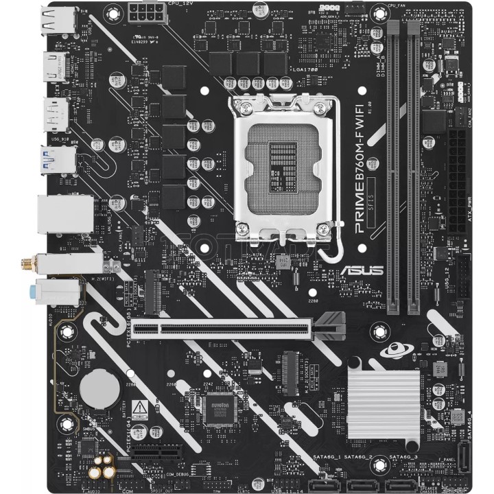 Carte mère Asus Prime B760M-F WiFi (Intel LGA1700) | Ordiland