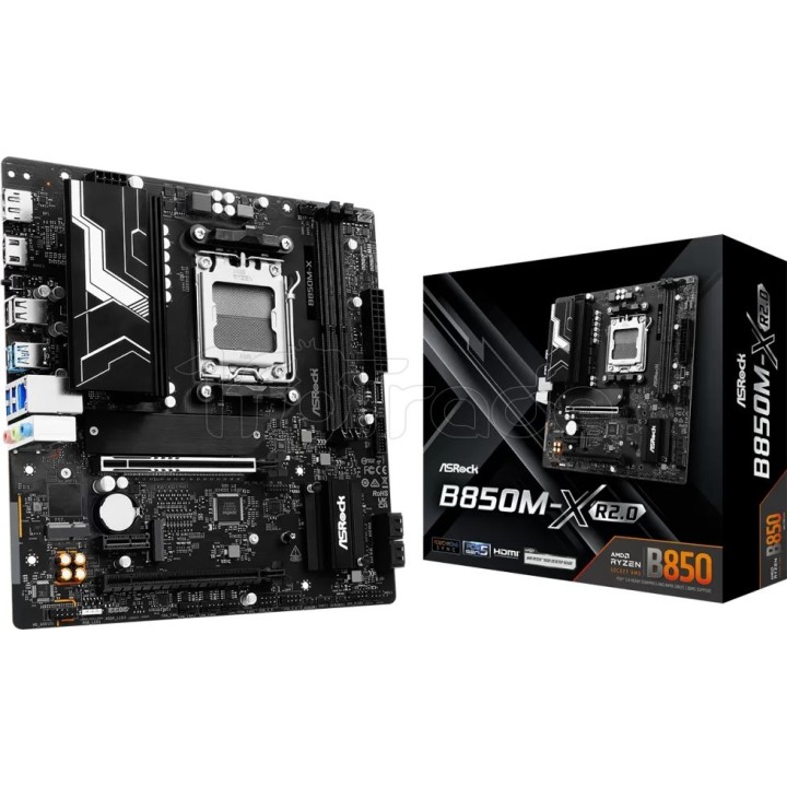 Carte mère ASRock B850M-X R2.0 (AMD AM5) Micro ATX | Ordiland