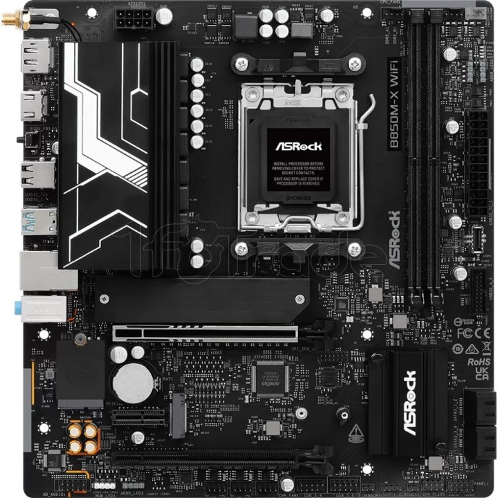 Carte mère ASRock B850M-X WiFi R2.0 (AMD AM5) Micro | Ordiland