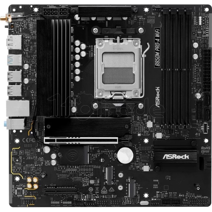 Carte mère ASRock B850M Pro-A WiFi (AMD AM5) Micro ATX | Ordiland