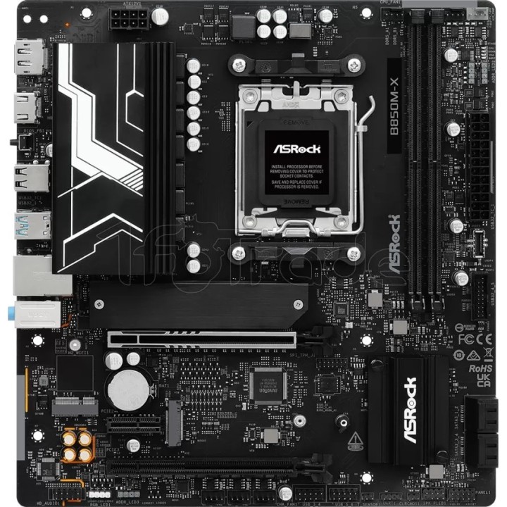Carte mère ASRock B850M-X R2.0 (AMD AM5) Micro ATX | Ordiland