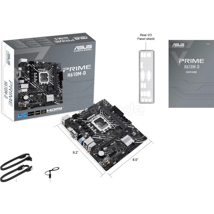 Carte mère Asus Prime H610M-D DDR5 (Intel LGA 1700) | Ordiland