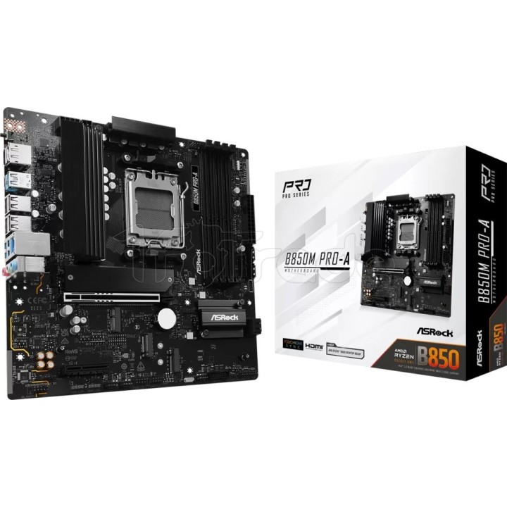 Carte mère ASRock B850M Pro-A (AMD AM5) Micro ATX | Ordiland