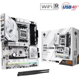 Carte mère ASRock X870 Steel Legend WiFi (AMD AM5) | Ordiland