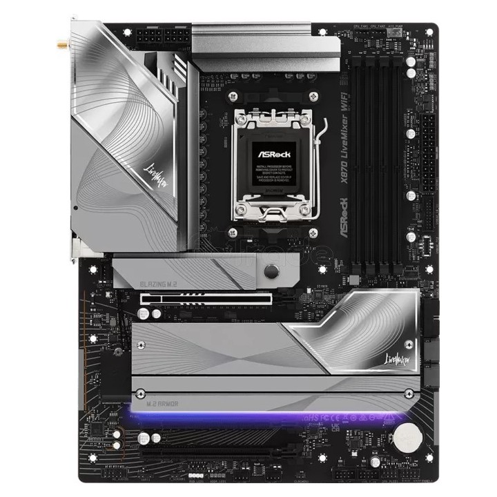 Carte mère ASRock X870 LiveMixer WiFi (AM5) | Ordiland