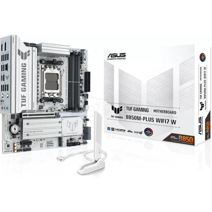Carte mère Asus Tuf Gaming B850M-Plus WiFi 7 W (AM5) | Ordiland